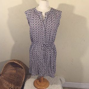 Ann Taylor Loft blue and purple dress